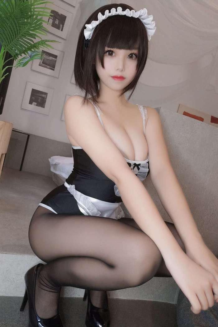 蜜汁猫裘 – 女仆 [42P4V185M]
