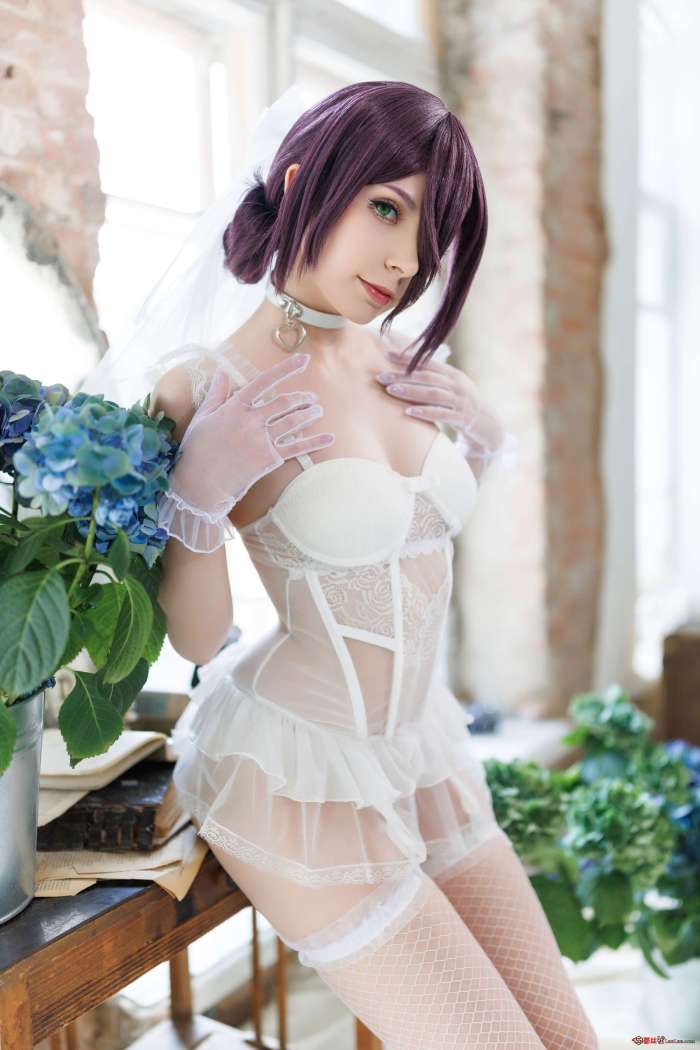 OwlLit – 电锯人 蕾塞 婚纱 [25P217MB]